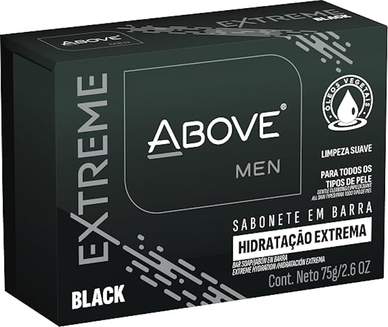 Sabonete em Barra Men Extreme Black 1