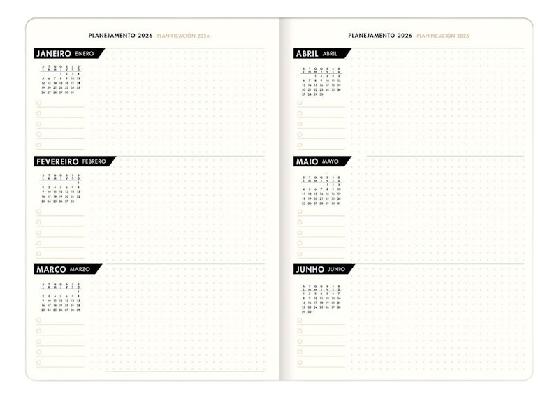 Planner Grampeado Kraftwork 2026 3