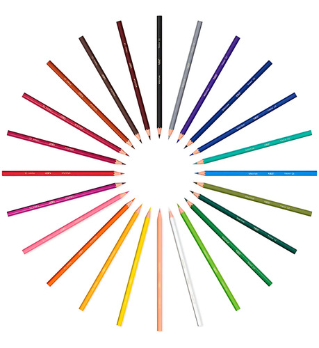 Lápis de Cor 24 Cores Bic Evolution 2