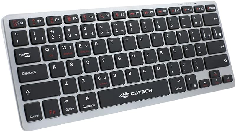 Teclado Bluetooth Recarregável K-BT50BK 2