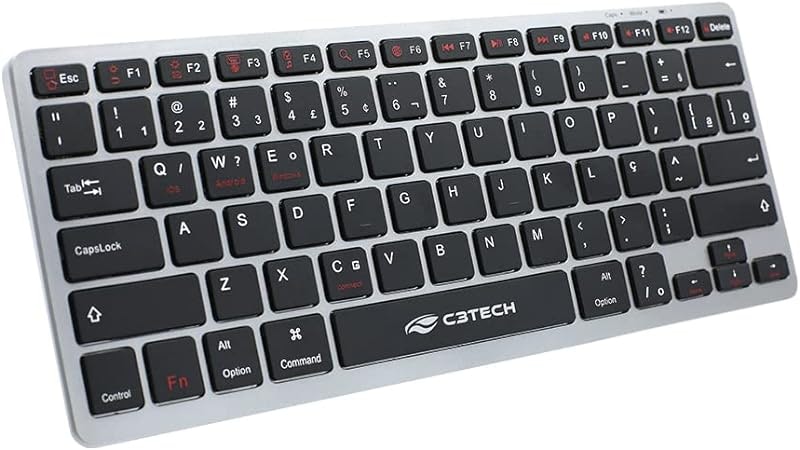 Teclado Bluetooth Recarregável K-BT50BK 2