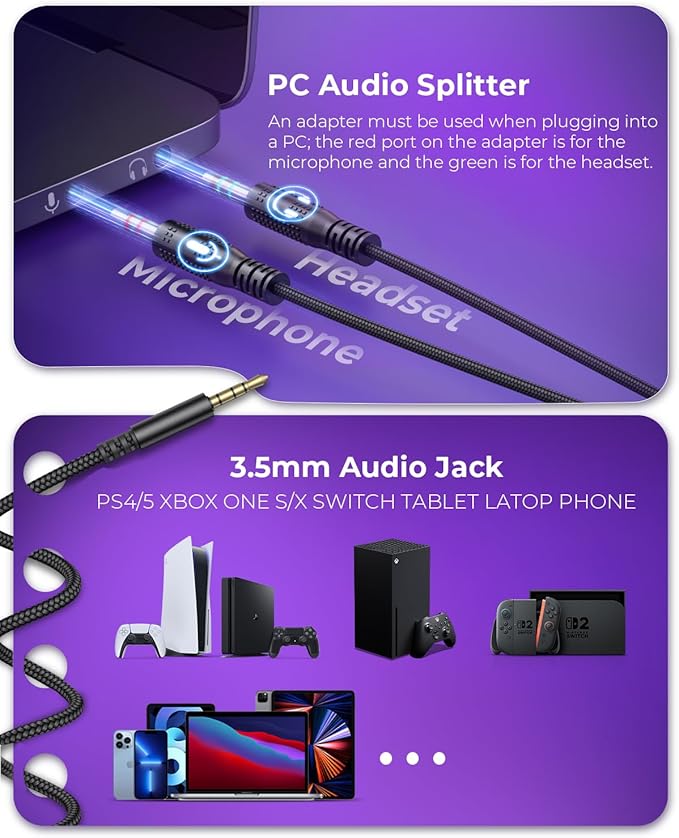 Fones de Ouvido Gamer Havit 3,5 mm 5