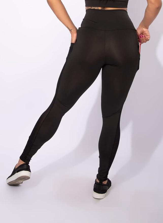 Calça Legging Cintura Alta com Bolso 3