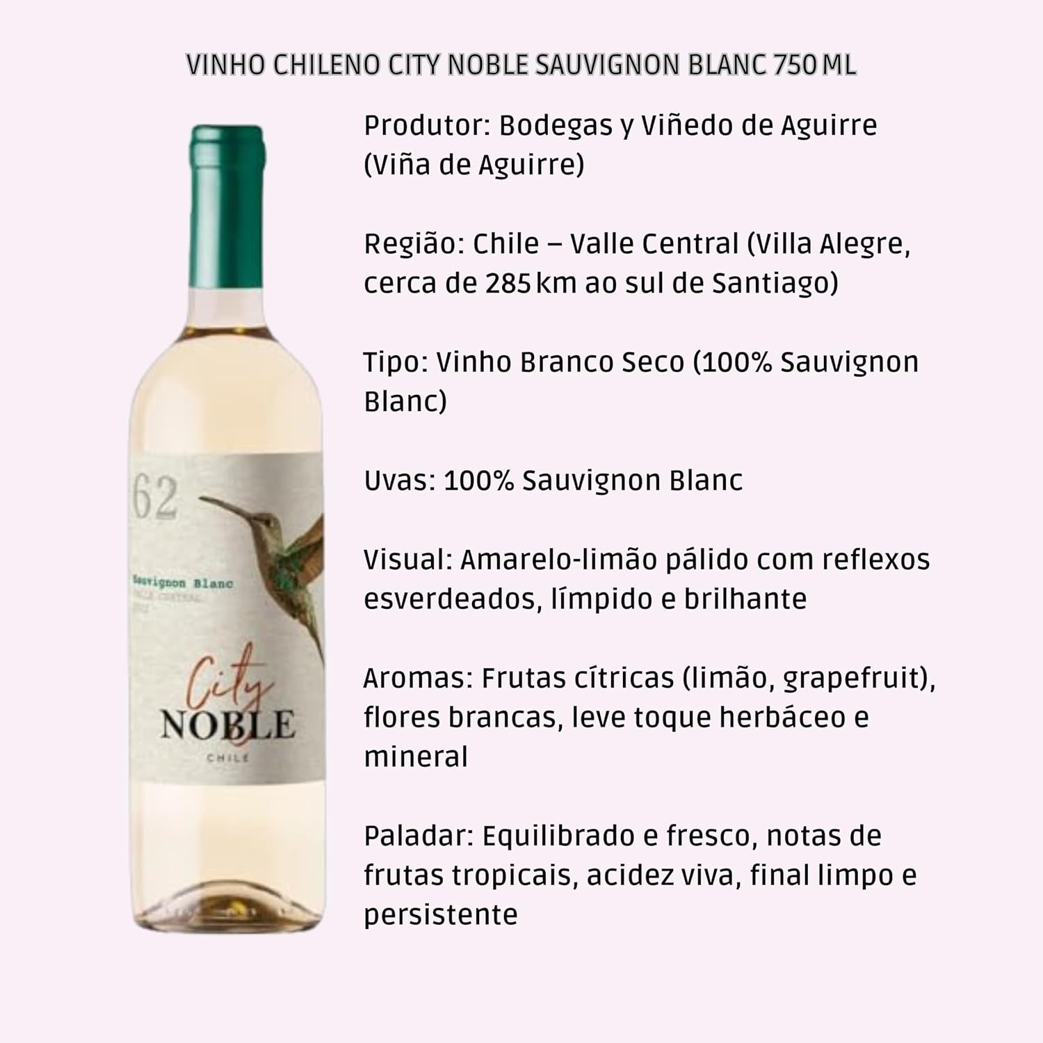 City Noble Sauvignon Blanc 4