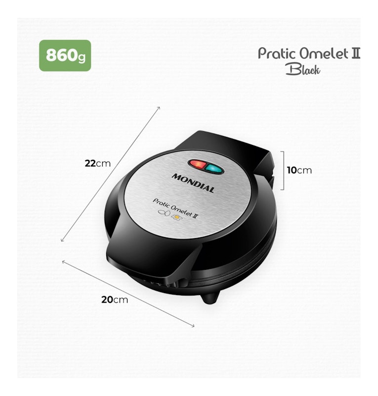 Omeleteira Elétrica Pratic Omelet II 4