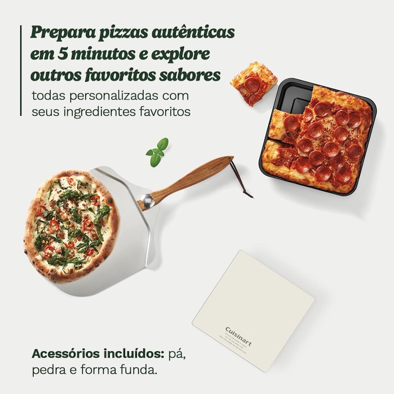Forno Elétrico de Pizza em Aço Escovado 3