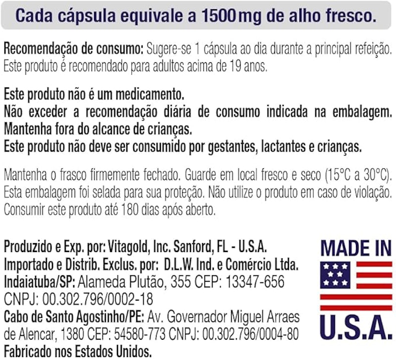Óleo de Alho 1500 mg 3
