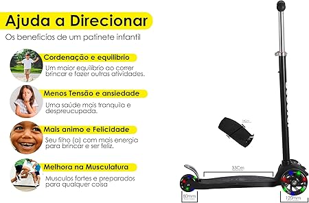Patinete com Luzes de LED 2