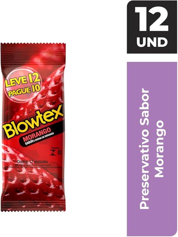 Preservativo Blowtex Morango  3