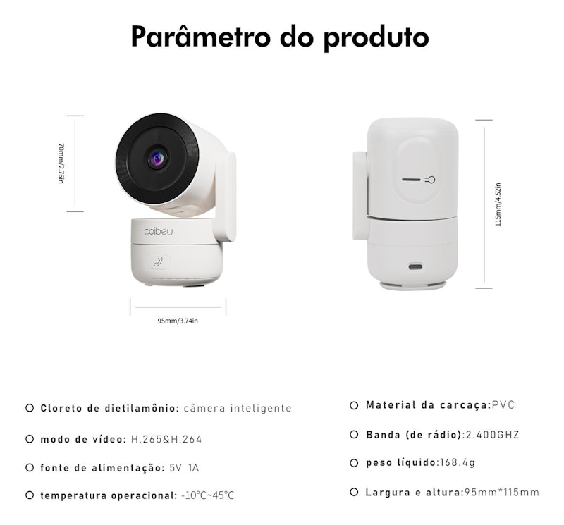 Câmera de Segurança Wi-Fi 4 MP com Áudio Bidirecional 2