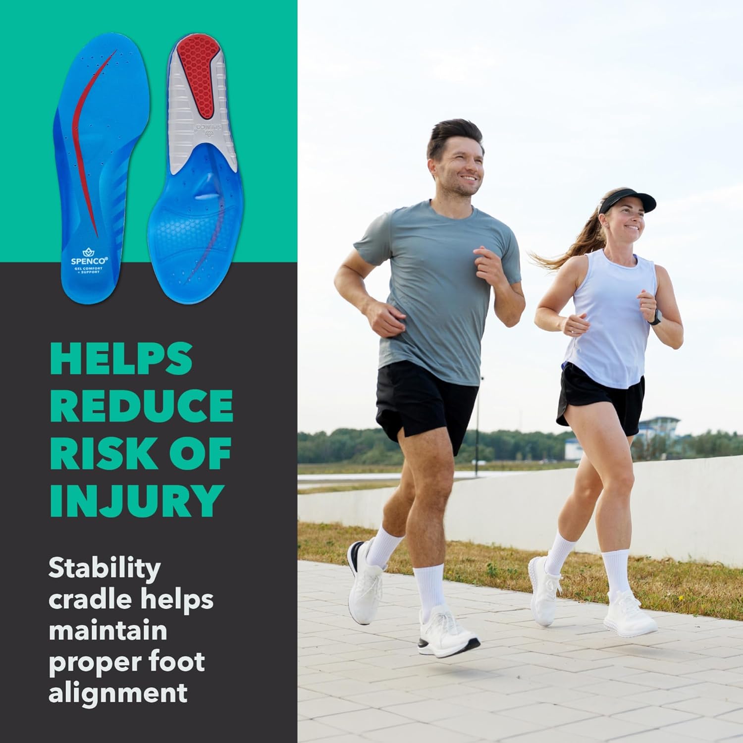 Palmilha Gel Comfort + Support Insole 3