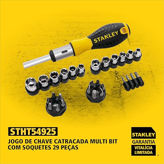 Chave Catracada 29 Peças Multibits Soquetes 2