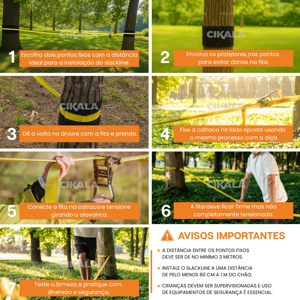 Slackline Roxo Cikala 4