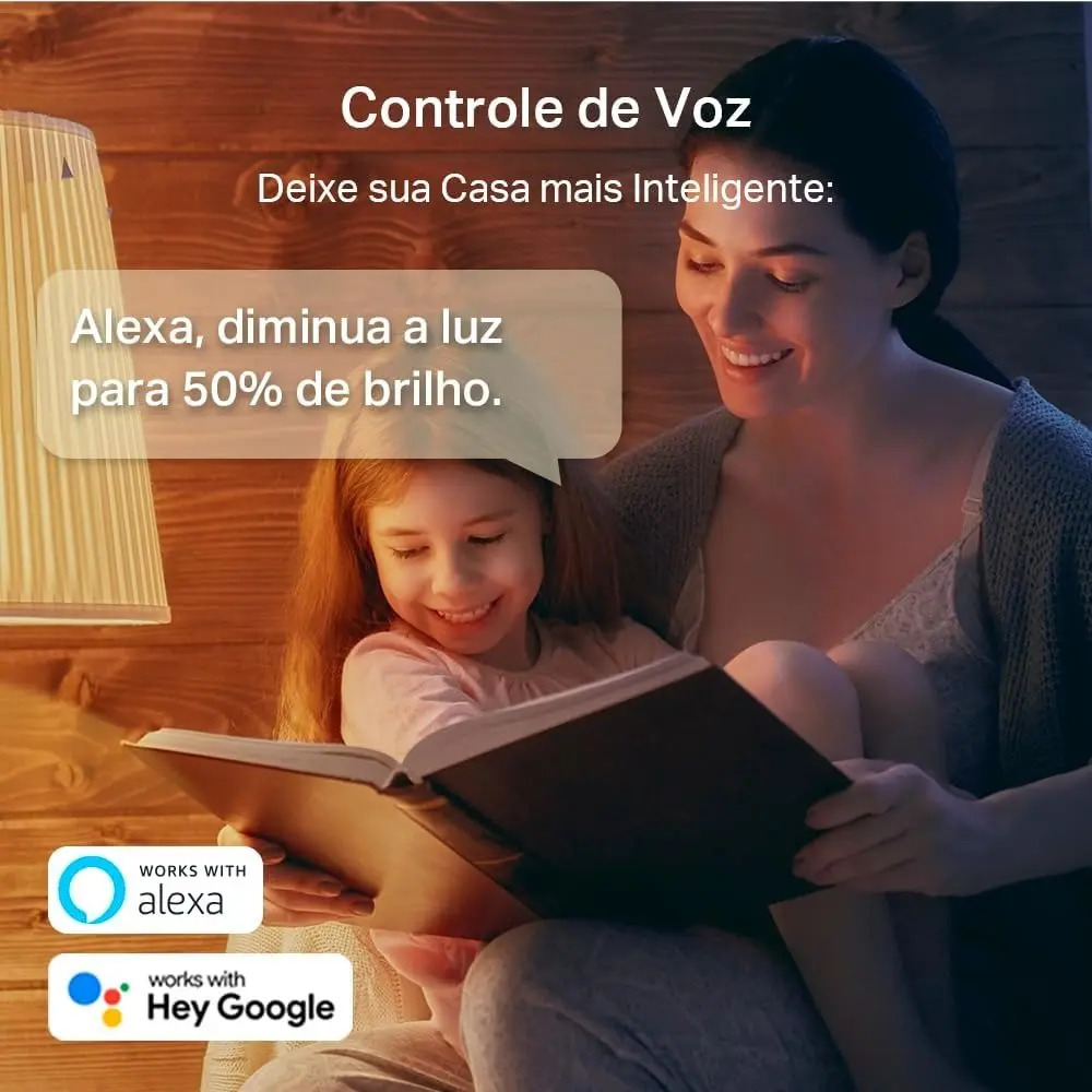 Lâmpada inteligente Wi-Fi Multicolorida 806 lumens 8,7 W 5