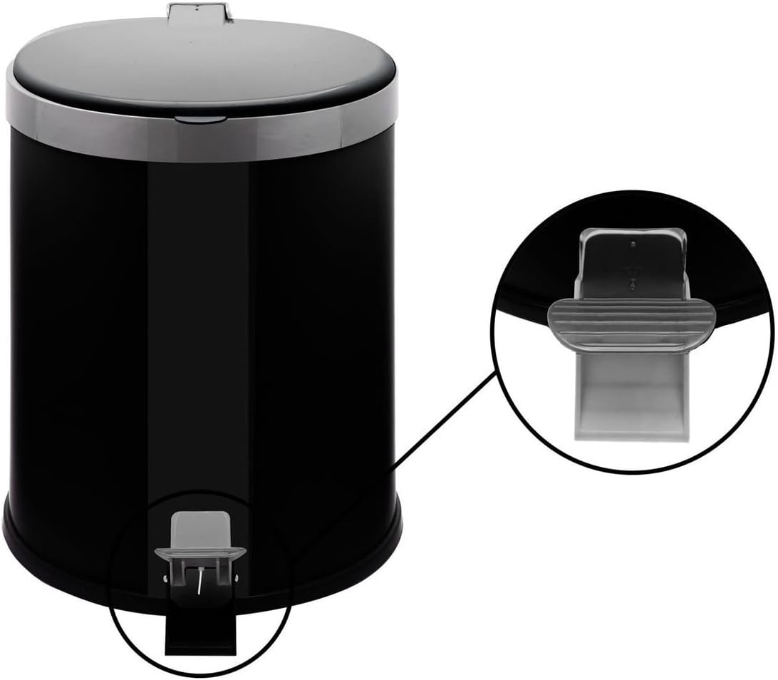 Lixeira com Pedal em Poliproprileno 5 L 2