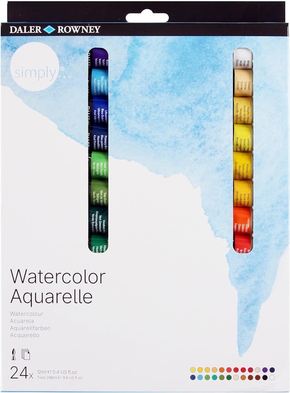 Tinta Aquarela em Bisnaga Simply 1
