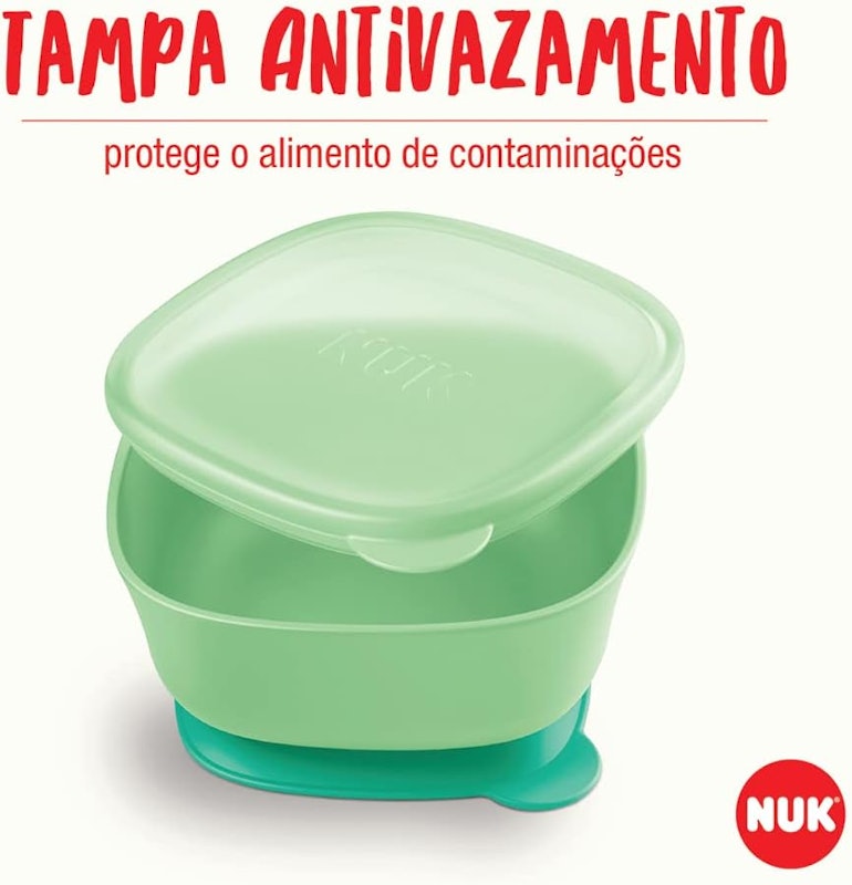 Kit 2 Bowls com Ventosa e Tampa 4