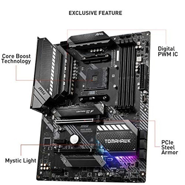 Placa-Mãe Gamer MAG B550 Tomahawk 4
