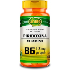 Vitamina B6 - Piridoxina em Cápsulas 500 mg
