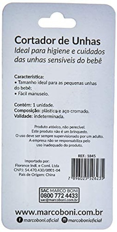 Cortador de Unhas Mini Azul 2