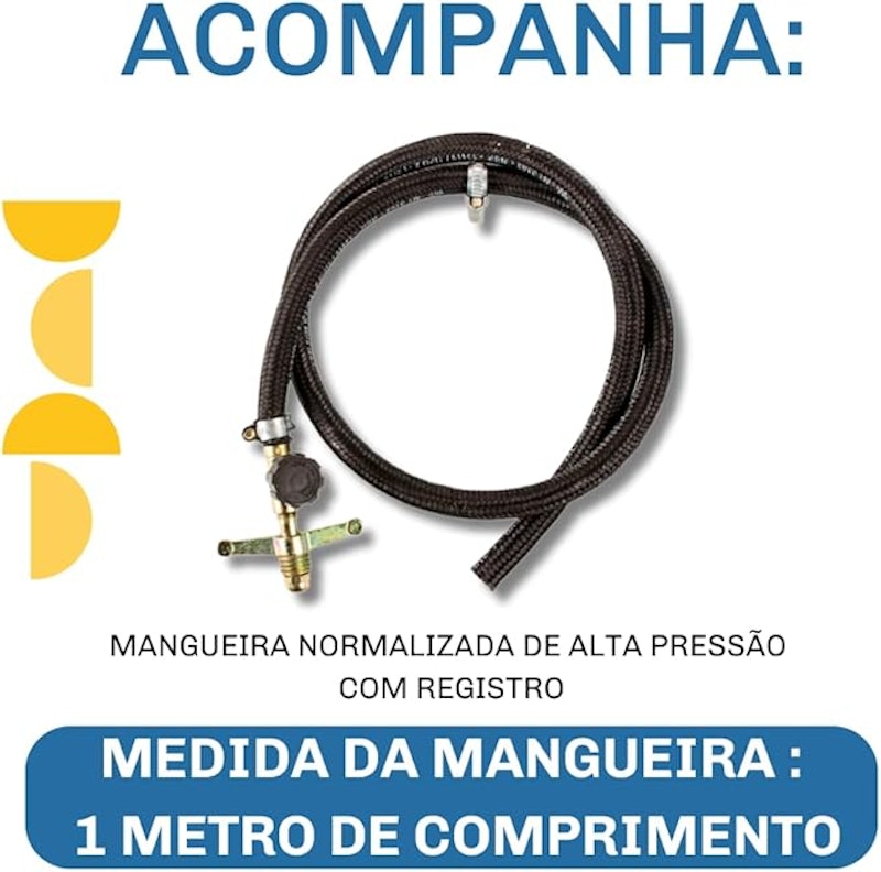 Fogão Industrial Grande 6 Bocas Alta Pressão 5