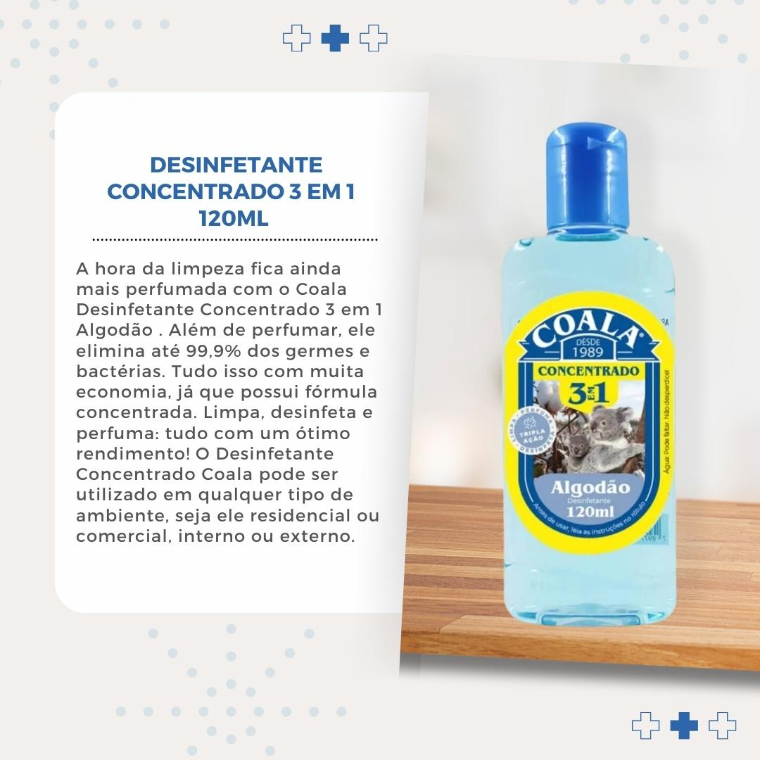 Desinfetante Concentrado 3 em 1 Coala - Algodão 3
