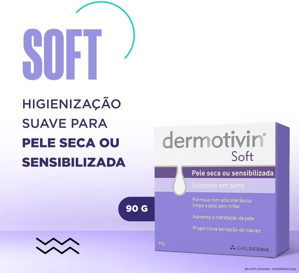 Dermotivin Soft Sabonete em Barra 2