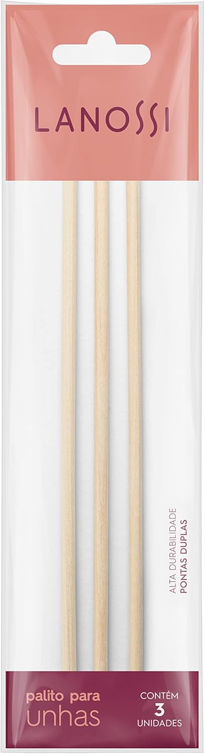 Palito de Madeira para Unhas Lanossi 1