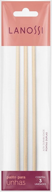 Palito de Madeira para Unhas Lanossi 1