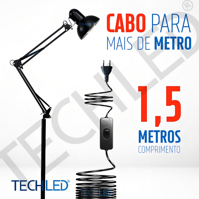 Luminária de Chão para Sala Techled 4