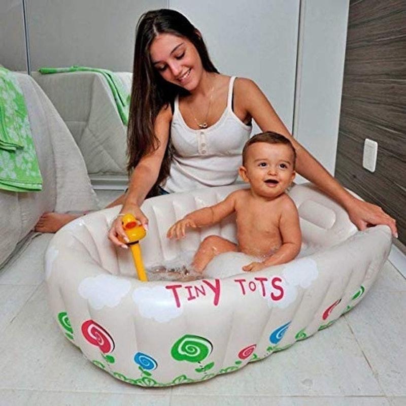 Banheira Inflável Bebê Mor 3