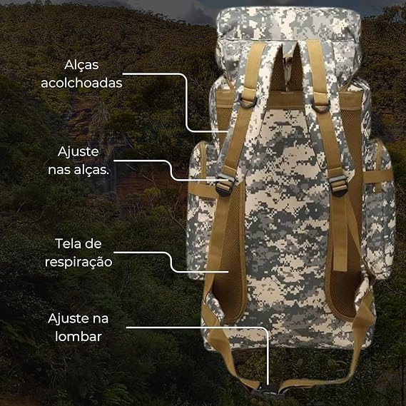 Mochila Militar Tática de Camping 5