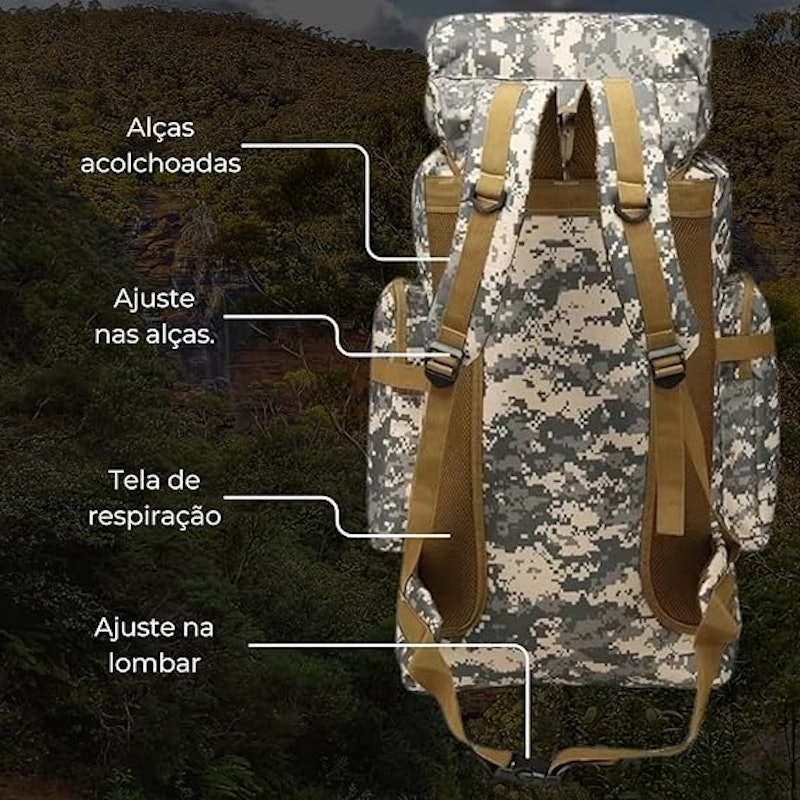 Mochila Militar Tática de Camping 5
