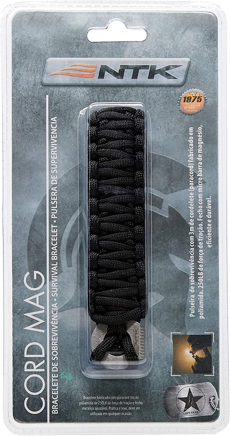 Bracelete de Sobrevivência Cord Mag NTK Tático 1