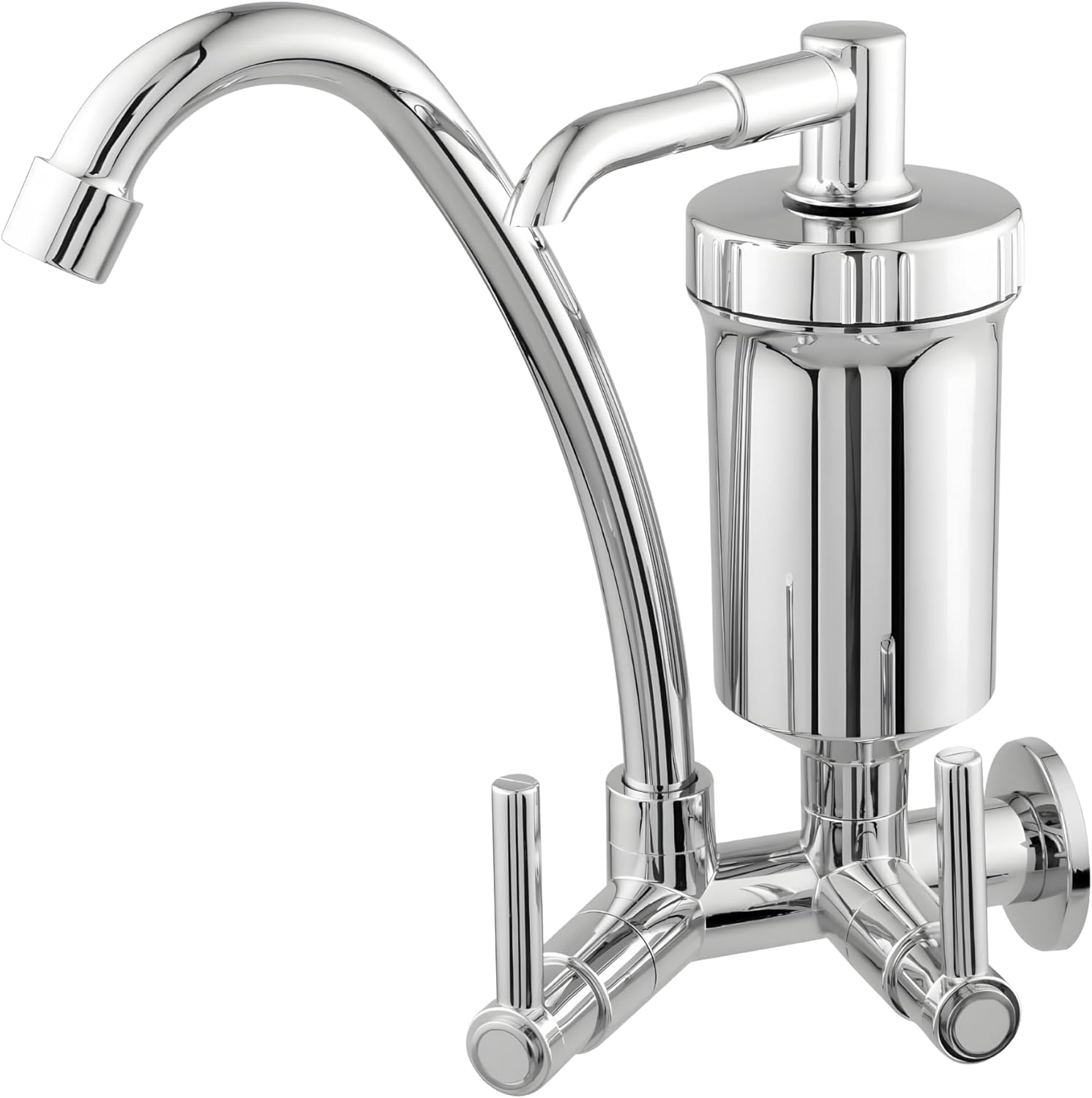 Torneira Bica Móvel Parede para Cozinha Cromado 1