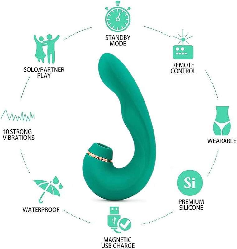 Vibrador Sugador com Língua de 9 Modos 5