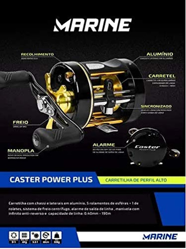 Carretilha Caster Power Plus 400 3