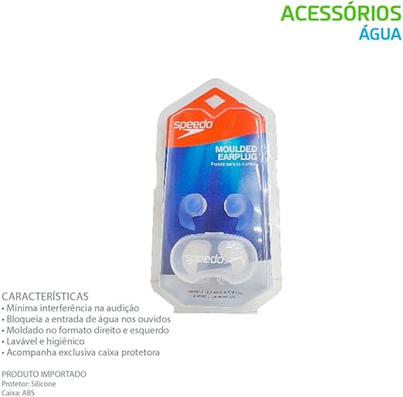 Protetor de Ouvido Lavável de Silicone Speedo 2