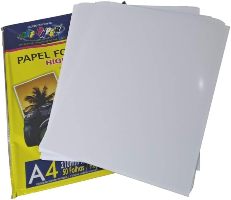 Papel Fotográfico High Glossy 180G – A4 com 50 Folhas 3