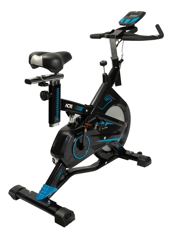 Bicicleta Spinning Pro com Freio Mecânico Azul E17 Acte Sports 2