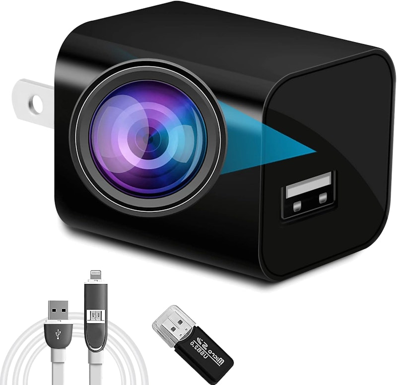 Carregador Espião com Câmera Espiã Full HD 1