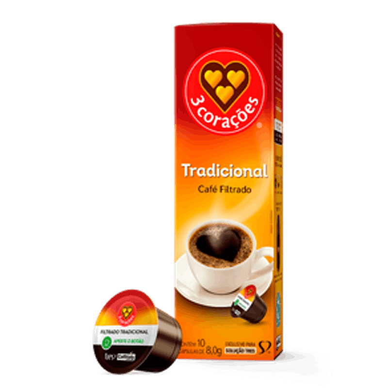 Cápsula de Café Filtrado TRES 3 Corações 1