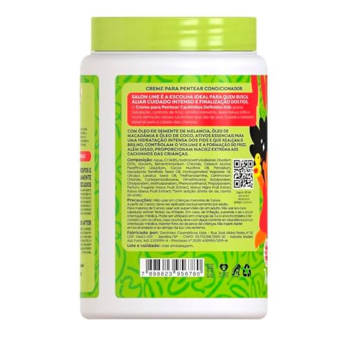 Creme para Pentear Kids Cachinhos Definidos Salon Line 3