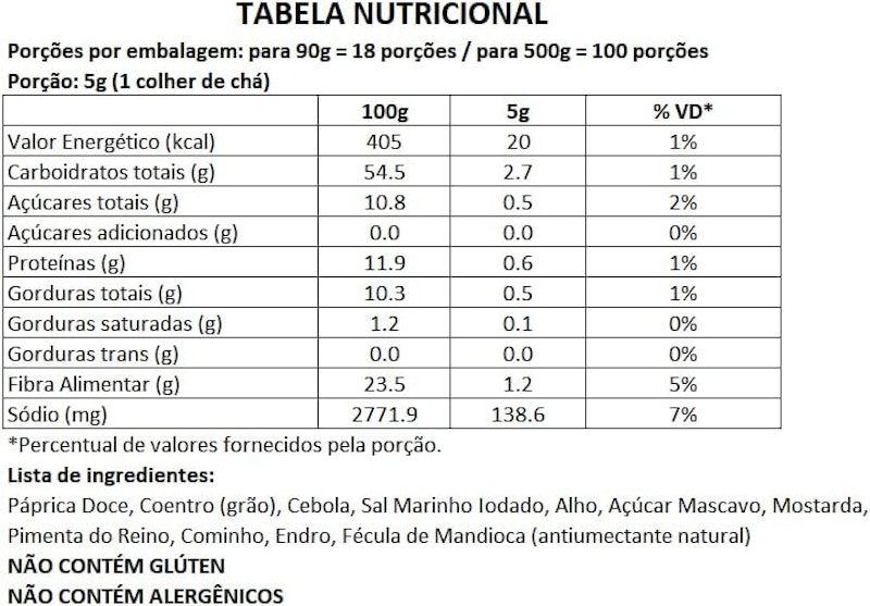 Tempero Pote BR Spices Dry Rub 90g 5