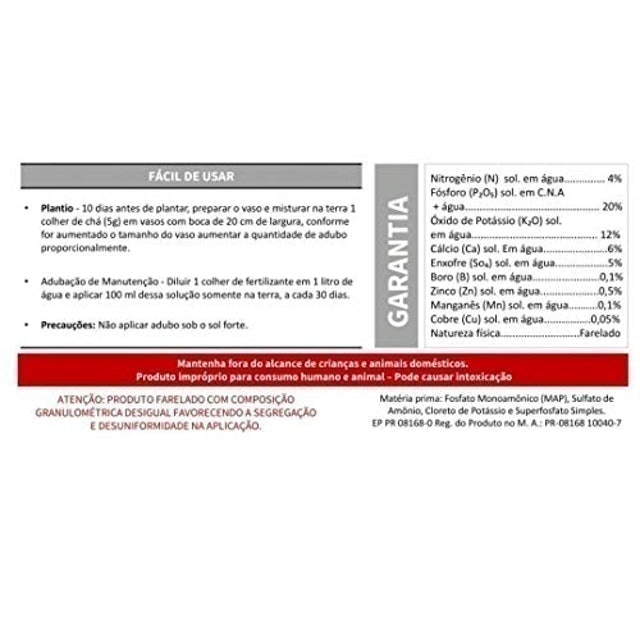 Fertilizante Mineral Misto Rosa do Deserto 2