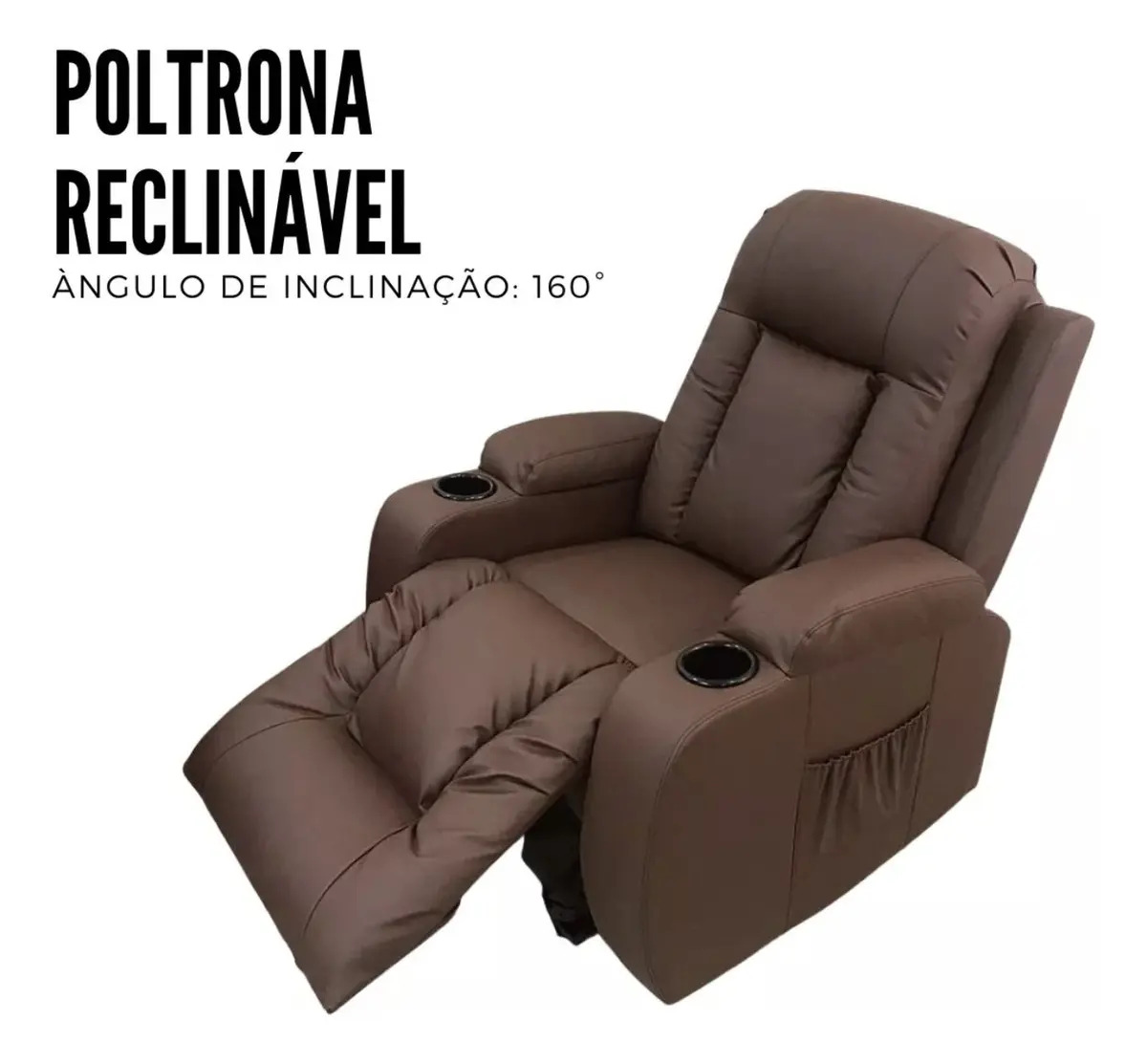 Poltrona Massageadora Papai com Aquecimento Reclinável 3