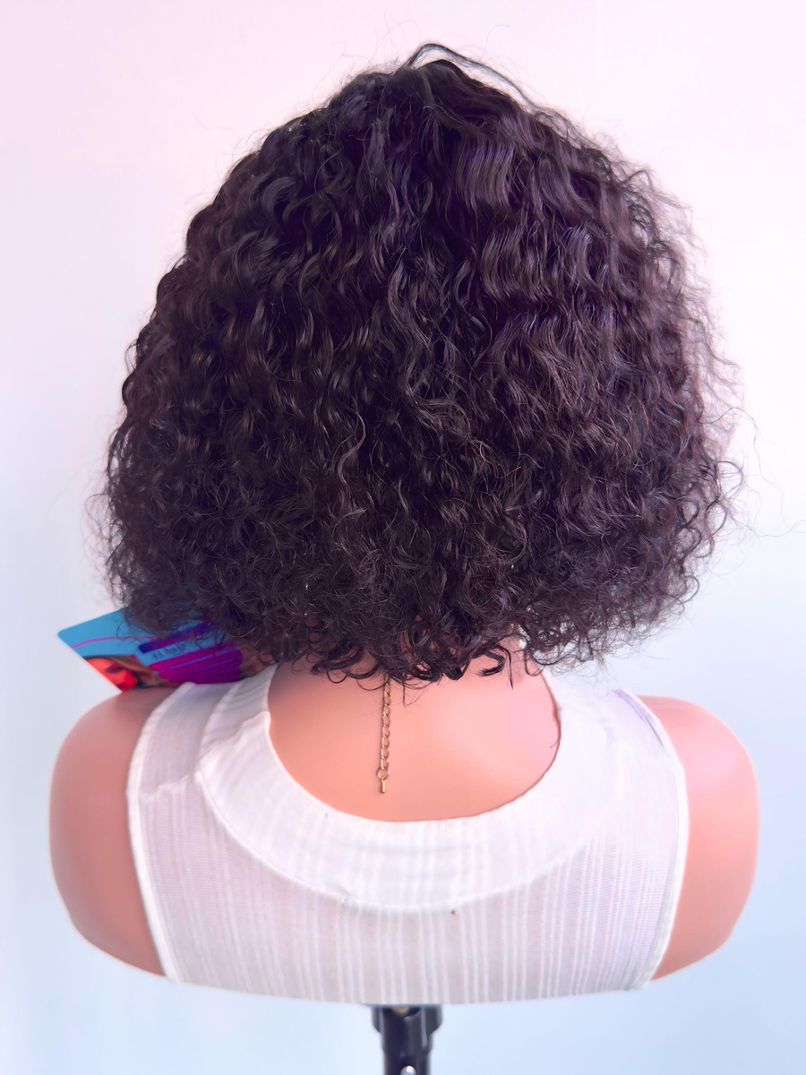 Peruca Front Lace Cabelo Humano Virgem Corte Bob Cacheado RP Hair 2