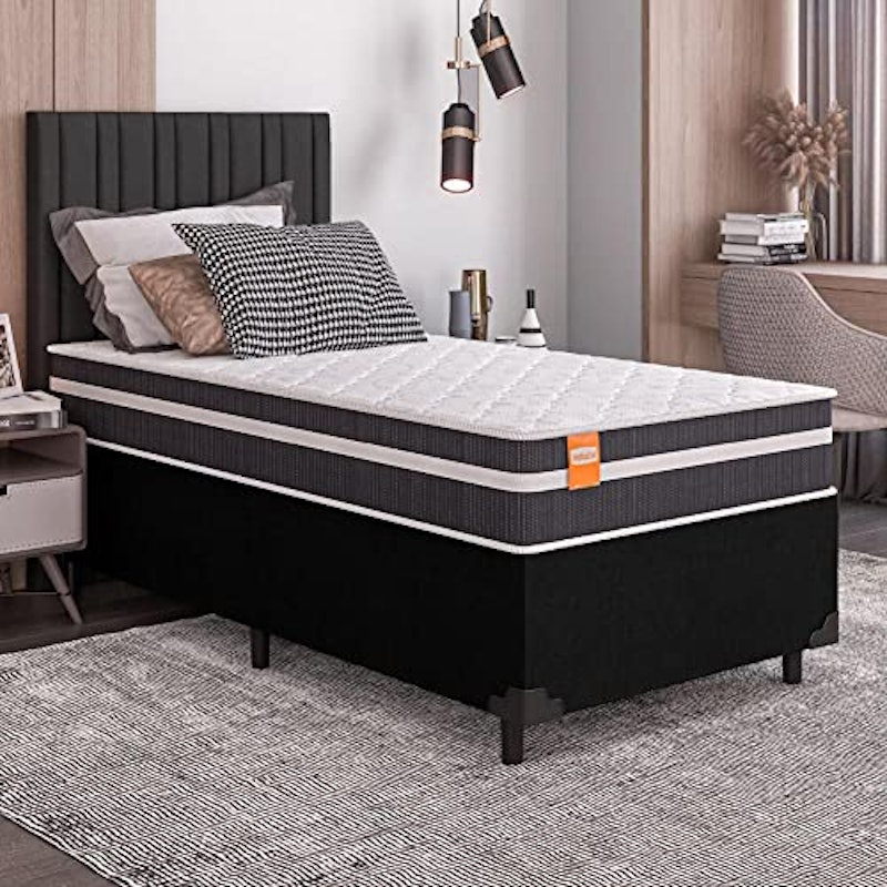 Cama Box Solteiro Colchão Molas Qatar 2