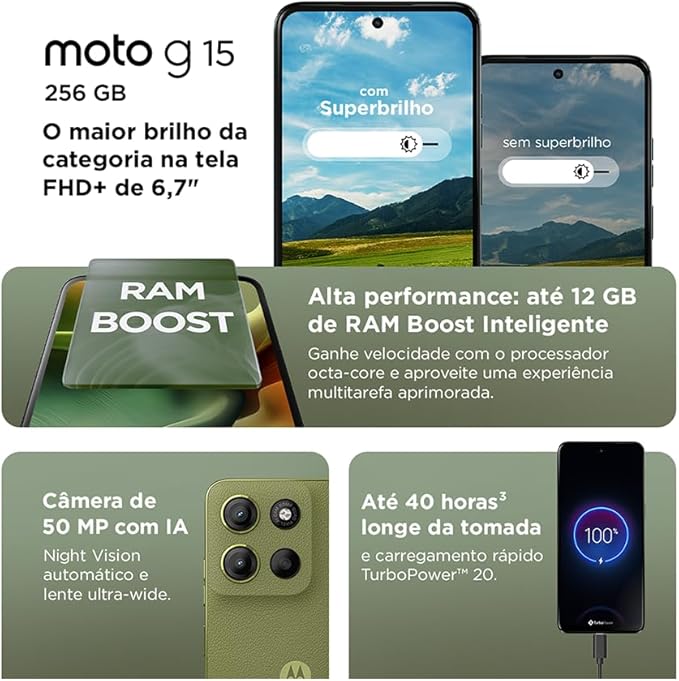 Smartphone Moto G 15 4