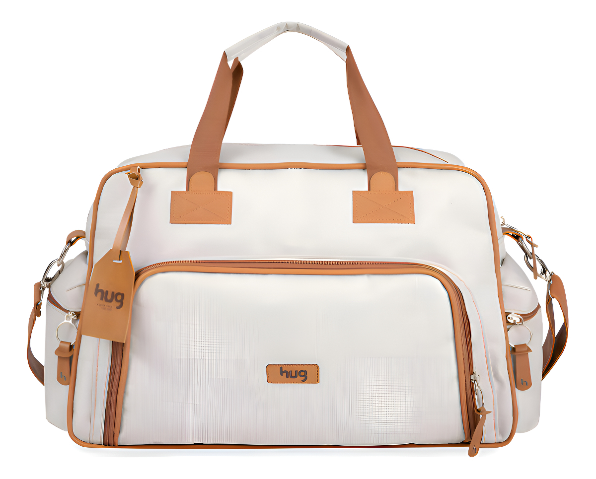 Bolsa Maternidade Mimosa Bege Grande 1